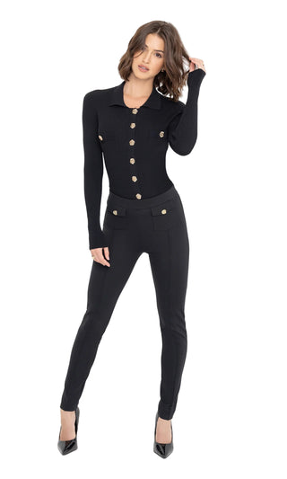 Roy Ponte Leggings- Black