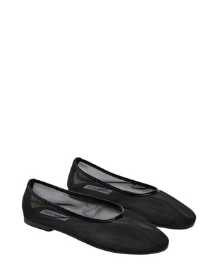 Meadow Mesh Ballet Flat- Black
