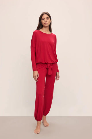 Gisele Slouchy Set -Haute Red
