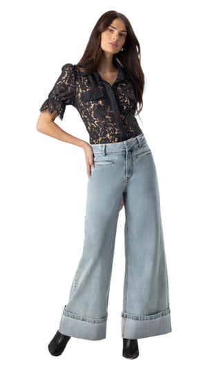 Raquel Denim Pants- Light Blue