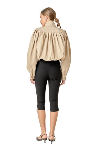 Short Trench Coat- Beige