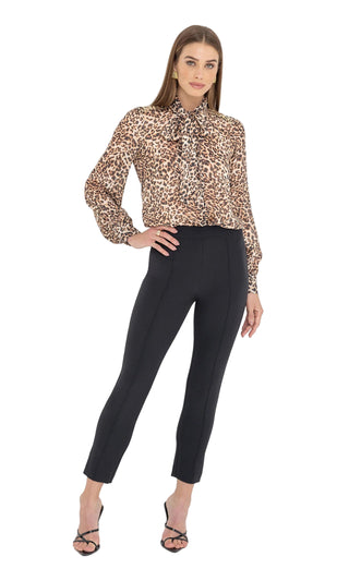 Lonny Crepe Pants- Black