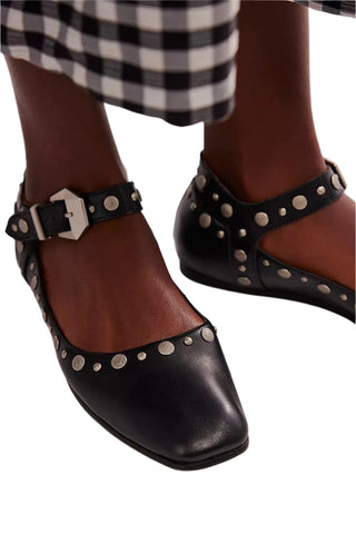 Mystic Mary Jane Flat- Black