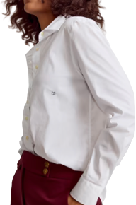 The Boyfriend Shirt- White Poplin
