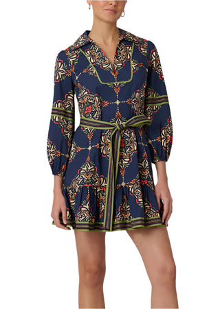 Evans Dress- Navy Multi