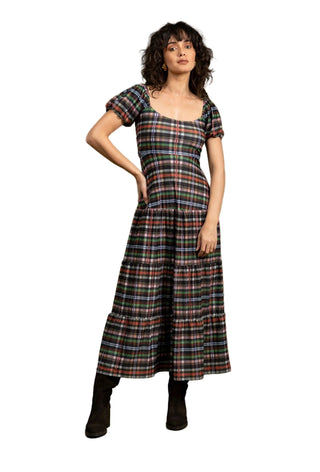 Heidi Dress- Stockholm Plaid