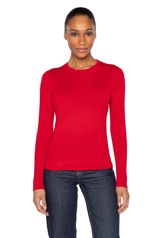 Crewneck Sweater- Crimson