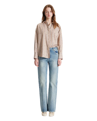 Echo Pearly Shirt- Wheat