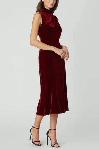 Audrey Dress -Bordeaux