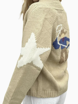 Vintage Cowboy Varsity Cardigan