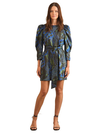 Sutton Dress- Blue Black