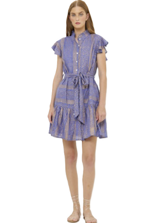 Ruffle Collar Button Mini