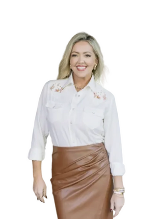 The Jenna Top - White