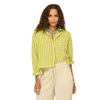 Tia Faded Stripe Shirt