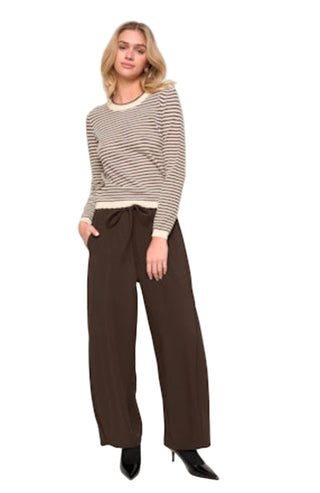 Cori Top- Cocoa Ivory