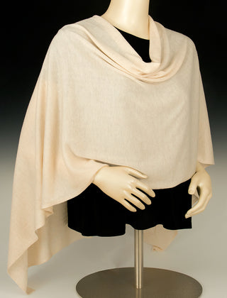 Eden II Poncho -Ecru