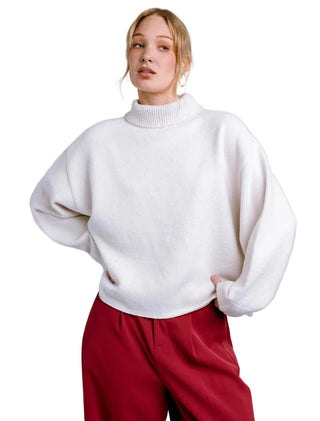 Echo Turtleneck - White Lotus