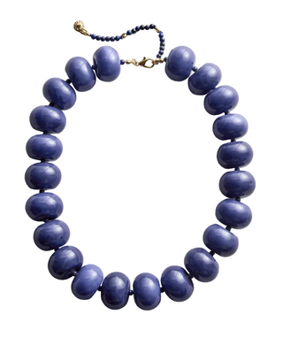 Joan Semi-Precious Necklace - Navy