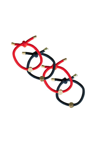 Smith & Co Hair Tie- Red/Black