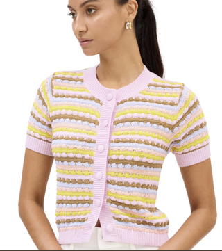 Spring Adelle Cardigan- Orchid