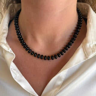 Black Gemstone Necklace