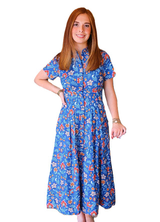 Elsie Dress- Midnight Ivy