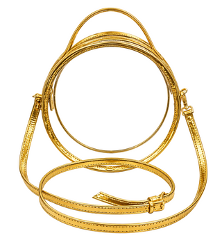 Game Day Plain Round - Clear/Gold