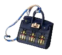 Navy Handbag Charm, FOB or Air Pods Case -Navy