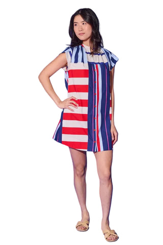 Tucker Dress- Maritime Stripe