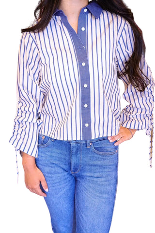 Jayelle Stripe Top - Navy