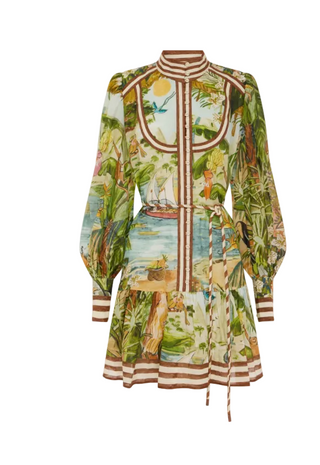 Toucan Tango Mini Dress- Multi