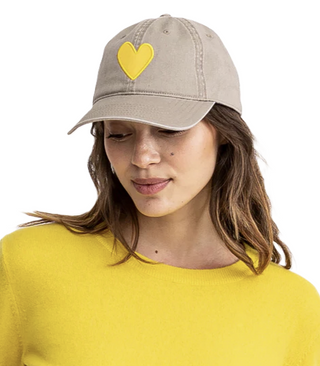 Baseball Hat Heart Patch