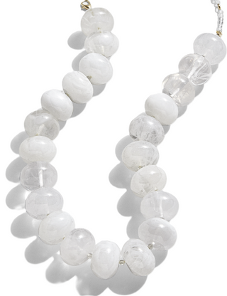 Joan Semi-Precious Necklace - White