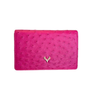 Ash Minibag Ostrich- Hot Pink