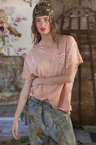 Piecewise Pocket Tee- Tabby