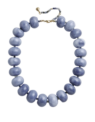 Joan Semi-Precious Necklace - Lt Blue