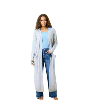 Super Duper Love On Repeat Duster- Heather Gray