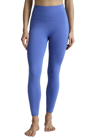 Pacer Fleece-Backed Pocket Legging - Miner Blue