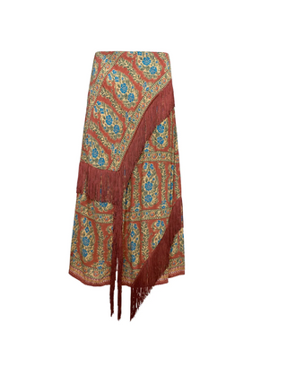 Allyne Skirt - Amber Glen Brown