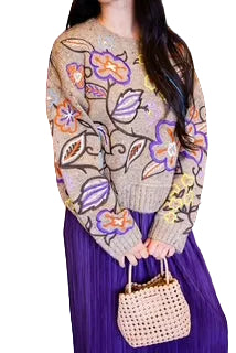 Camel Violet Pullover