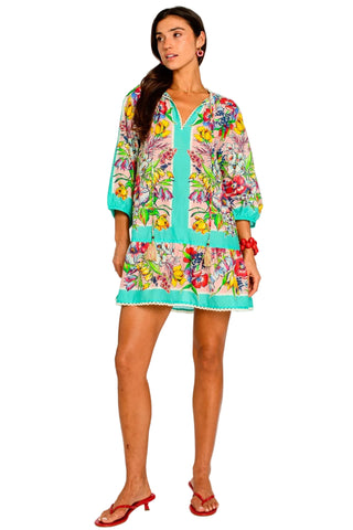 Blossom Beach Dress- Vintage Scarf