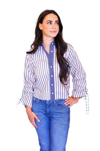 Jayelle Stripe Top - Navy