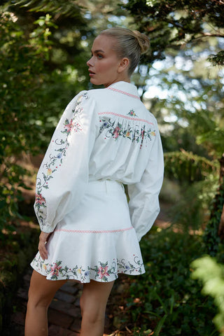 Maggie Blouse -Whisper Florale