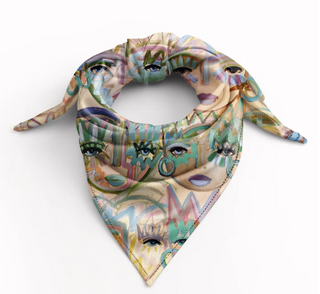Beauty Of Us All - Large Silk Scarf