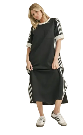 Adidas Style Dress - Black