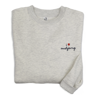 I Heart Mahjong Crewneck Sweatshirt