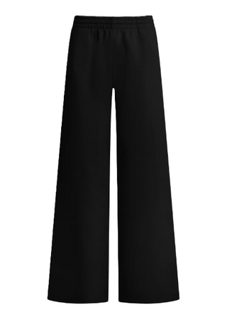 Favorite Daughter Embroidered Wide Leg Pants - Black