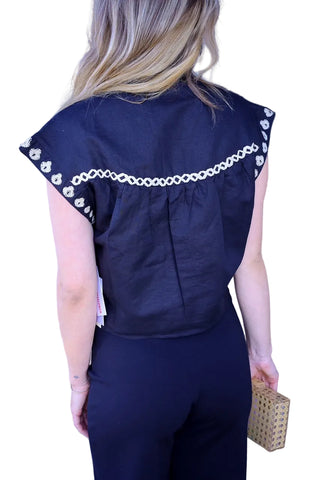 Como Raffia Tansy Top
