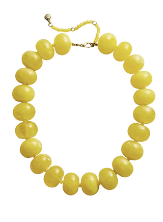 Joan Semi-Precious Necklace - Yellow