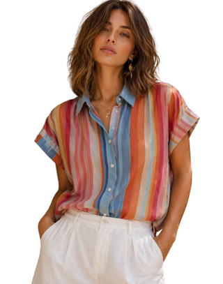 Short Sleeve Button-Down Shirt